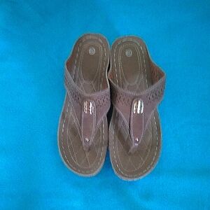 WOMEN'S BROWN SANDALS (sz 7-7.5